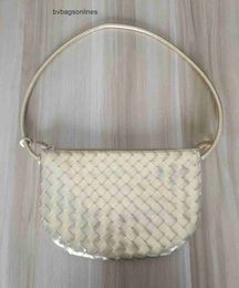 Counter Quality Bottegs Venets Jodie Bags Designer 2024 Summer New Gold Woven Leather Hand Shoulder Fashionable and Unique Design with with Original 1:1 Logo