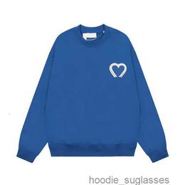 amis Unisex Designer Amihoodie Men Paris France Fashion A Heart Pattern Round Neck Hoodies Sweatshirts Luxury A-line Red Heart Hoodie Jumper BHJOE