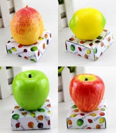 Apple Shaped Fruit Candles Fruit Fragrant Candle Romantic Home Party Wedding Birthday Party Decoration Candles Valentine Gift7110843