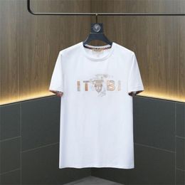 2024 New Style Spring Luxury Italy Men T-Shirt Designer t-Shirts High Street Embroidery Letter Clothing Mens Brand t-Shirt Size M-5XL