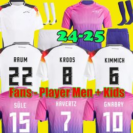 2024 Germanys Retro BALLACK Soccer Jersey 2025 Deutschland Football KLINSMANN 24 25 Shirts Player Fans Men KIDS Set WERMER SANE 1990 1998 1988 1996 Alemania