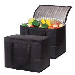 Dinnerware Portable Dual Purpose Lunch Cooler Bag Folding Outdoor Picnic Ice Pack Thermal Drink Carrier Insulated Delivery