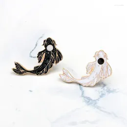 Brooches Fish Pin & Brooch Creative Cod Diving Badge Cloth Jeans Metal Jewelry