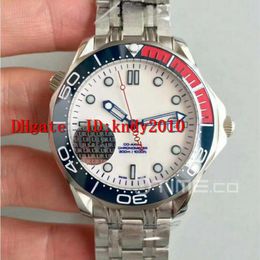 UR Factory Diver 300m 212 32 41 20 04 001 Men Wristwatches 41mm Commander's Watch White Dial on SS Bracelet A2824 Mechanical 287c