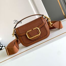 Designer Crossbody Bag Tote Shoulder Bag Flap Handbags Purse High Quality Hand Woven Genuine Leather Clutch Bags Gold Hardware Magnetic Buckle Cross Body Wallet