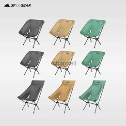 Camp Furniture 3F UL GEAR Portable Folding Camping Chair Light Outdoor Moon Chair Collapsible Foot Stool For Hiking Beach Picnic Fishing Chairs YQ240315