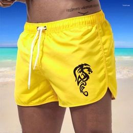 Men's Shorts 2024 Quick Dry Swimming For Men Swimwear Man Swimsuit Swim Trunks Bathing Beach Wear Surf