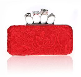 Women Handbag Ladies Evening Bag for Party Day Clutches Knuckle Boxed Clutch Bag Crystal Clutch Cvening Bag for Weddings HQB17162104294