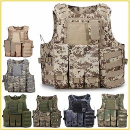 Tactical Vests FX Hunting Camouflage Military Tactical Vest Body Molle Armor in War Game CS SWAT Team Outdoor Jungle Equipment 240315