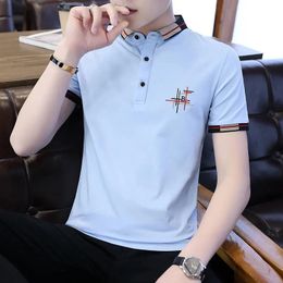 Fashion Mens Polo Shirt Short Sleeve Cotton Male Sports polo Jerseys Golftennis Plus Size M5XL Camisa Polos Homme 240315