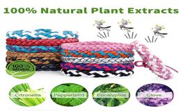 New Antimosquito Woven Wristband Insect Repellent Band Pest Control Bug Insect Protection Summer GMosquito Repellent Leather Brac6613278