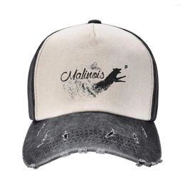 Ball Caps Vintage Belgian Shepherd Malinois Dog Baseball For Men Women Distressed Washed Headwear Maligator Outdoor Workouts