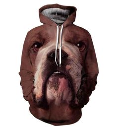 Whole Brand Dog Printed Hoodies Men Cute Animals Print PandaCatWolfPullovers WomanMan Plus Size Male Hooded Swea39578458464160