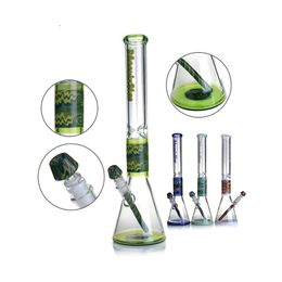 Phoenixstar Hookahs Glass Bong 18 Inches Straight Tube Smoking Glass Water Bong With American Northstar Glass Rod Smoking Water Pipes