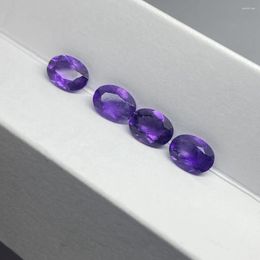 Loose Diamonds Meisidian A Quality Oval 6x8mm South Africa Natural Amethyst Gemstone