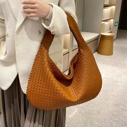 Bins Luxury Designer Handbags for Women High Quality 2023 Large Capacity Woven Storage Containers Fashion Zipper Shoulder Bags