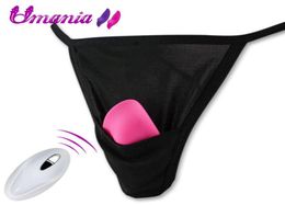 Wireless remote control vibrating panties clitoral vibrator sex toys for woman adult mini toys Y1912179739254