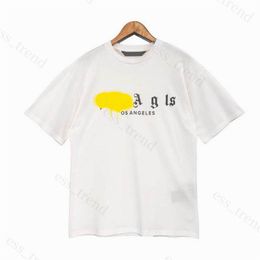 Palm Tops Summer Loose Palms Tees Angel Fashion Casual Shirt Clothing Street Cute Angels T Shirts Men Women High Quality Unisex Couple Angelshirts 827