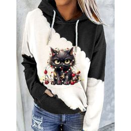 Designer women's clothing Womens Comfortable Loose Casual Hooded Pullover Top Printed Long Sleeves 2024 Spring New Hoodie for Women Fashion Coat Men's hoodieAOUT