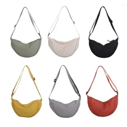 Bag Fashionable Dumpling Sling Casual Nylon Crossbody Purse With Adjustable Strap For Women And Men