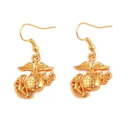 Classical Jewellery Design Women Earrings EGA Eagle Globe And Anchor Three Kinds Things Combine Together Zinc Alloy Provide Dropship263x