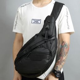 Men Sling Backpack Cross body Shoulder Bags Tactical Military Sports Travel Waterproof Nylon Male Messenger Chest Bag Rucksack 240313
