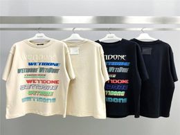 Men039s Tshirts Foam Printing We11done t Shirt Men Women Unisex 11 Tshirt Welldone Tee Slightly Ovesized Tops6517887