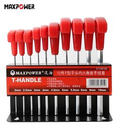 10pcs THandle Hex Key Allen Wrench 200mm100mm Metric Wrench Set Nonslip Multifunctional Wrenches Repair Hand Tools Y2003238086978