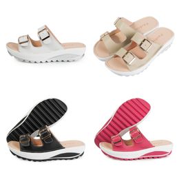 Designer Sandal Slipper Slides Shoes Men Women Buckle Classics Men Fashion Sandal sizes35-42 GAI Fashions Floral Slippers black whites