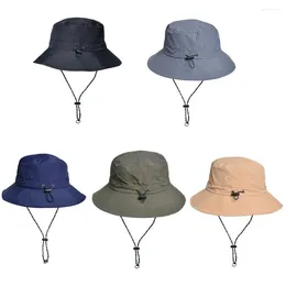 Berets Waterproof Fisherman Hat Women Summer Sun Anti-UV Protection Hats Outdoor Camping Hiking Mountaineering Fishing Caps Men