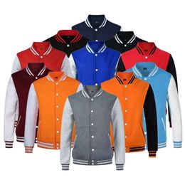 Giacca streetwear Letterman in pile collage casual da uomo con stampa personalizzata 43