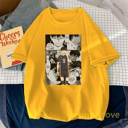 haikyuu tobio haikyuu kageyama t shirt oversized mens t shirt designer cartoon Janpan trendy breathable quick dry women top quality fashion casual loose cartoons