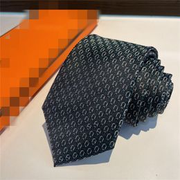 SS New style fashion brand Men Ties 100% Silk Letter Classic Woven Handmade Necktie for Men Wedding Casual and Business Neck Tie