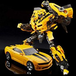 Transformation toys Robots Transformation YOUHU 888D Bumblebe KO MPM03 MPM-03 Movie Oversize 28CM Alloy Anime Action Figure Collection Robot Kids Toys yq240315