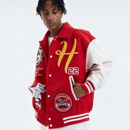 2023 masculino personalizado inverno nova moda jaqueta de couro vaca mangas letterman varsity jaquetas beisebol para unisex 18 s