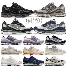 Designer Gel NYC Chaussures de course Graphite Gris Noir Oatmeal Obsidian Gris Blanc Noir Ivy Outdoor Trail Baskets Isics gel nyc shoes TN running shoes