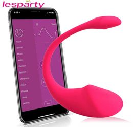 APP Control Vibrating Egg Vibrators For Women Kegel Ben Wa Sex Toys G Spots Anal Mini vibrador for Men femme Vaginal Balls6781817