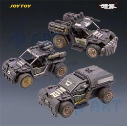 Transformation toys Robots Joy Toys 1 25 Action Vehicles Rhino SCOUT Military Car Three Models Birthday Gift Free Shipping 2400315