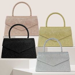Shoulder Bags Womens Handbag with Colourful Glitter Versatile Dinner Bag designer handbags tote 240311