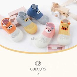 First Walkers Cute Piggy Baby Shoes Men And Women Baby Soft Breathable Shoes Sandals For Baby Cotton Socks Shoes 240315