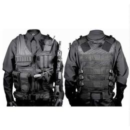 Vests Safety Justment Box Multi-Swat Jacket Tactical CS Cosplay Hunting Vest Camping Accessories 240315