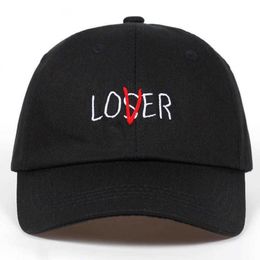 new Fashion Lover Loser Baseball cap unisex embroidery 100% cotton dad hat adjustable snapback hip hop hats high quality Q0703237S