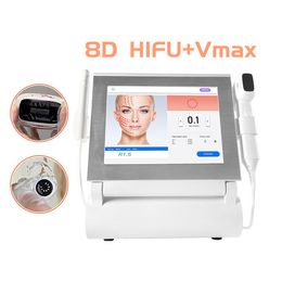 2 in 1 8D Hifu With 12 Lines Cartridge 360 Degree Multi-row Skin Tightening Facial Lifting Anti-aging Skin Firming Ultrasound Body Slimming Beauty Machine