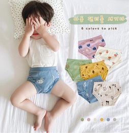 Kid Underwear Cotton Panties Shorts Toddler Girl Boy Boxers Baby Cartoons Short Briefs Fashion Children Cute Underpants 20211421135