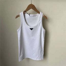 Summer Tank Top Women Tops Tees Crop Top Sexy Shoulder Black Tank Top Casual Sleeveless Backless Top Shirts Luxury Designer Solid Color Vest 131 727