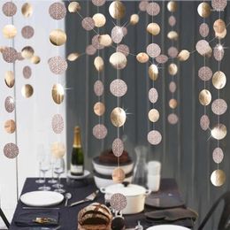 Party Decoration 4M Twinkle Paper Garland 1st 18 21st 30 40 50 60 Year Happy Birthday Adult Kids Boy Girl Baby Shower Decor