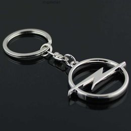 5pcs/lot Fashion Metal 3D Car Keychain Key Chain Keyring Key Ring Chaveiro Llavero For Opel Auto Pendant Car Accessories Wholesale