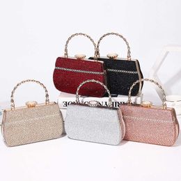 Shoulder Bags designer handbags tote Fashion Banquet Bag Womens Handbag with Diamond Embedding Dress 240311