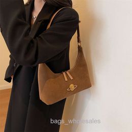 Store Design Bag Sale Frosted Small for Women Autumn and Winter 2024 New Niche Stylish Shoulder Underarm