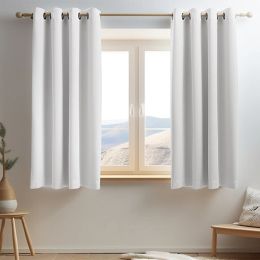 Curtains Modern Short Windows Curtains for Living Room Bedroom Solid Curtain for Kitchen Tende Finished Drapes Room Divider Shading 70%
